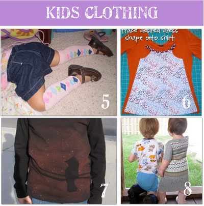 Repurposed girl clothing activities for kids Sewing Clothes ~ 16 Repurposed Childrens Outfits