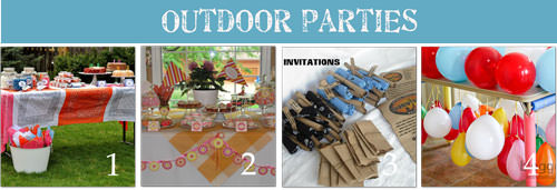 birthday parties Outdoor Themed Birthdays {Carnival, Beach}
