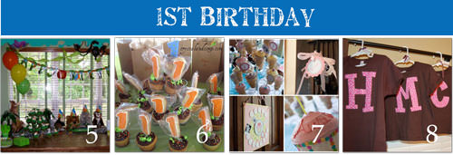 birthday parties First Year Birthday Parties