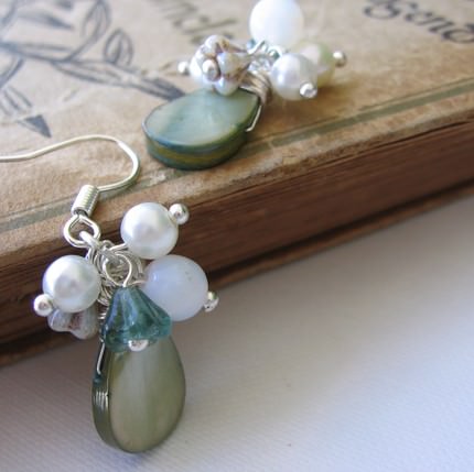 Shabby Chic Handmade Ear Rings cool products Christmas in July Giveaways Home Decor, Jewelry, & Infinate Aloe