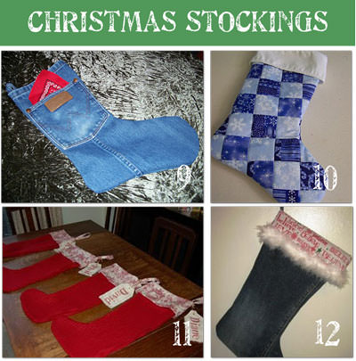 all crafts How to Sew a Handmade Christmas Stocking {12 patterns}