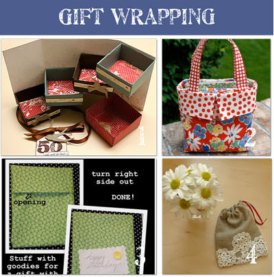 How to Wrap a Christmas Present christmas 20 Gift Wrap Ideas {homemade}