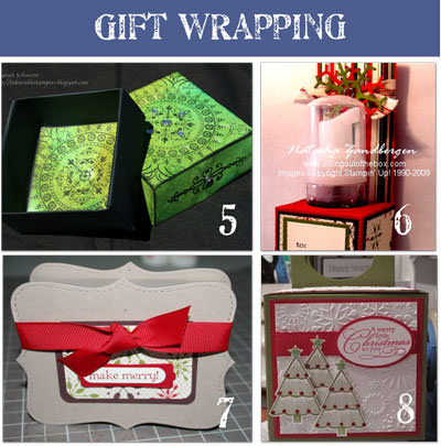 Stamped Christmas Box Gift Wrap christmas 20 Gift Wrap Ideas {homemade}
