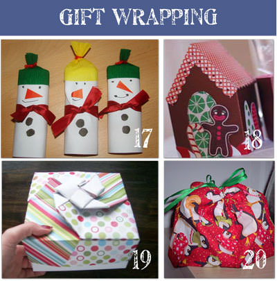 Christmas Gift Wrapping for the Children christmas 20 Gift Wrap Ideas {homemade}
