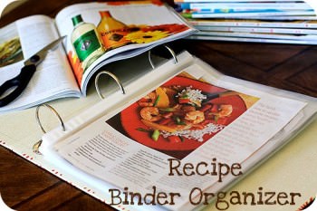 Recipe Binder Organizer organize Make a Recipe Binder Organizer