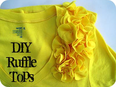 Ruffled Tops crafts Make Your Own Ruffled Tops
