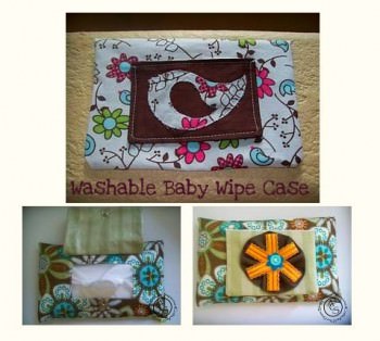 baby shower Sewing Baby Patterns: Washable Baby Wipe Case