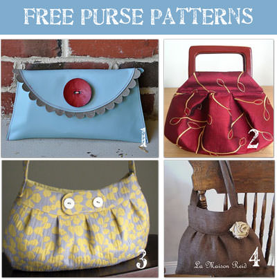 Easy Sewing Patterns on Sewing Projects  24 Beautiful Purse Patterns     Tip Junkie