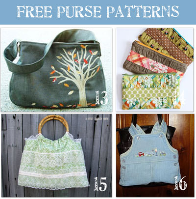 Bag Patterns all crafts 24 Beautiful Purse Patterns