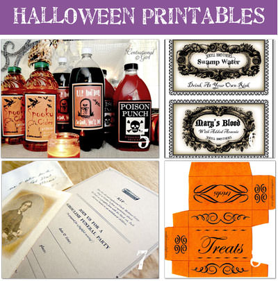 A bit of Free Printable Halloween Goodness!