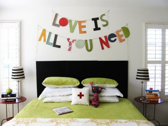 Love Is All You Need banner all crafts 9 Banners & Creative Bunting Patterns