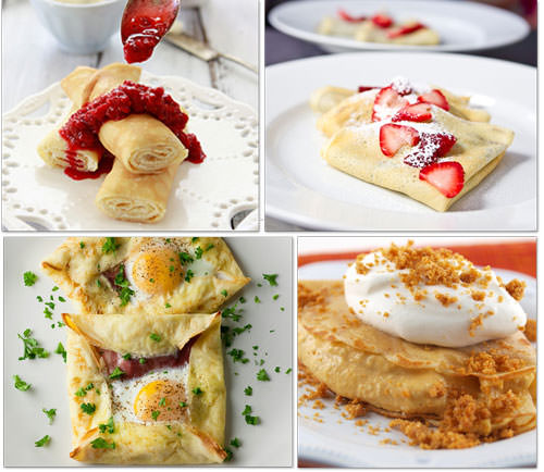 Basic crepe recipes