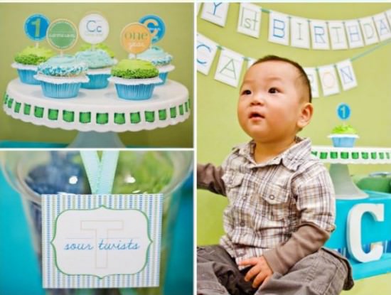 Alphabet 1st birthday all crafts 26 First Birthday Cake & Party Ideas