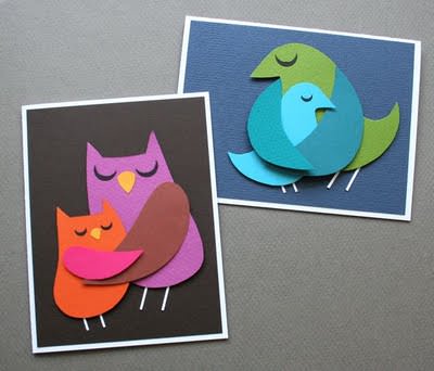 Make A Momma Bird Card (or Two) {Template for Cards} all crafts 200 Gorgeous Paper Crafts with Tutorials! {new}