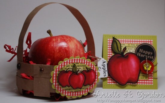Mini Brown Bag Apple Basket Tutorial {Simple Paper Crafts} all crafts 200 Gorgeous Paper Crafts with Tutorials! {new}