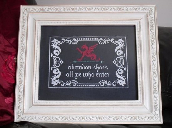 all crafts Remove The Shoes! {10 Creative Signs For Guests}
