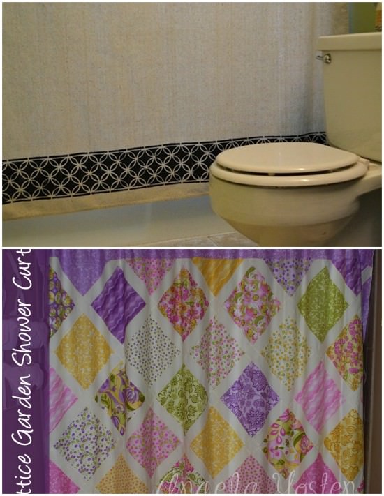 all crafts 10 Ways to Spice Up Your Shower Curtain!