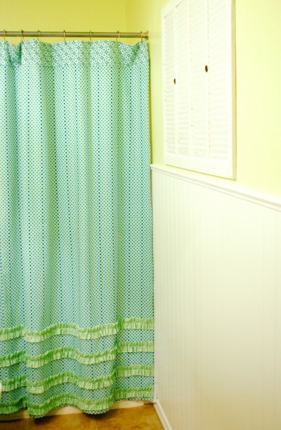 all crafts 10 Ways to Spice Up Your Shower Curtain!