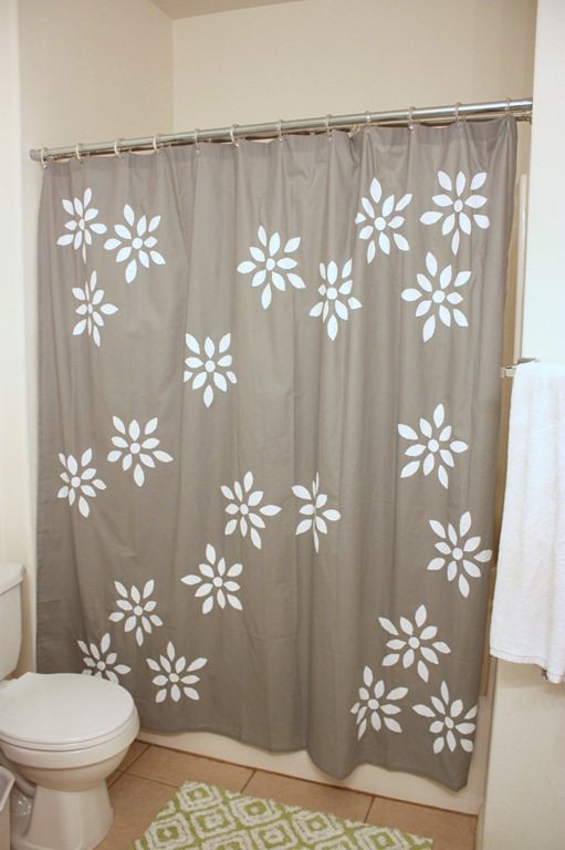 all crafts 10 Ways to Spice Up Your Shower Curtain!