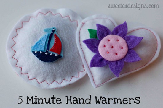 5 Minute Hand Warmers all crafts Top 10 Crafts to Make This Week {12/18}