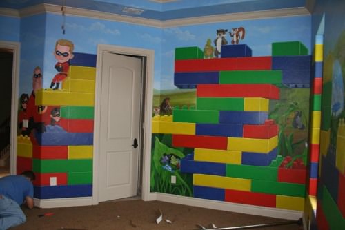 Lego Room Mural all crafts 18 Awesome Boys Lego Room Ideas!