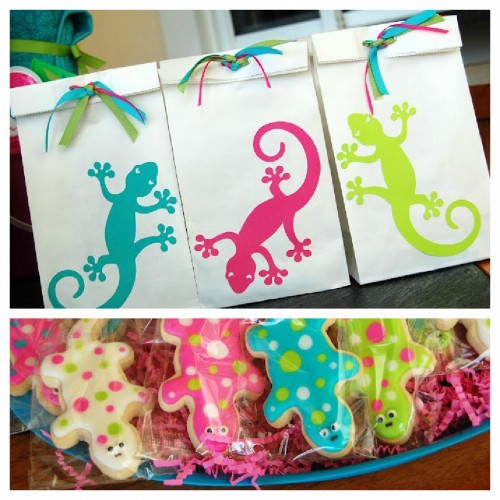 Lagartos Leapin 'Ela é Two festa de aniversário all crafts 43 Creative Zoo Animal Birthday Party Themes