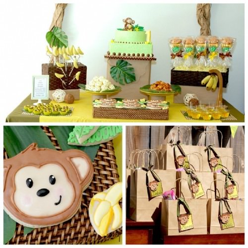 Macaco e do Partido de aniversário da Banana all crafts 43 Creative Zoo Animal Birthday Party Themes