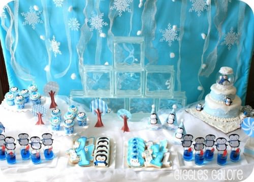 Os pinguins e ursos polares de Inverno Festa de Aniversário Onederland all crafts 43 Creative Zoo Animal Birthday Party Themes