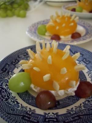 Food Salad Porcupine Crafty all crafts 43 Creative Zoo Animal Birthday Party Themes