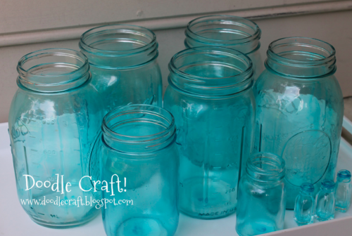 Azul matizado Mason Jars todos os ofícios Top 10 ofícios para fazer esta semana {7/22}