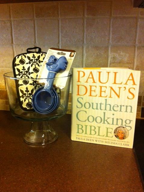 Paula Deen Cookbook & Trifle Dish